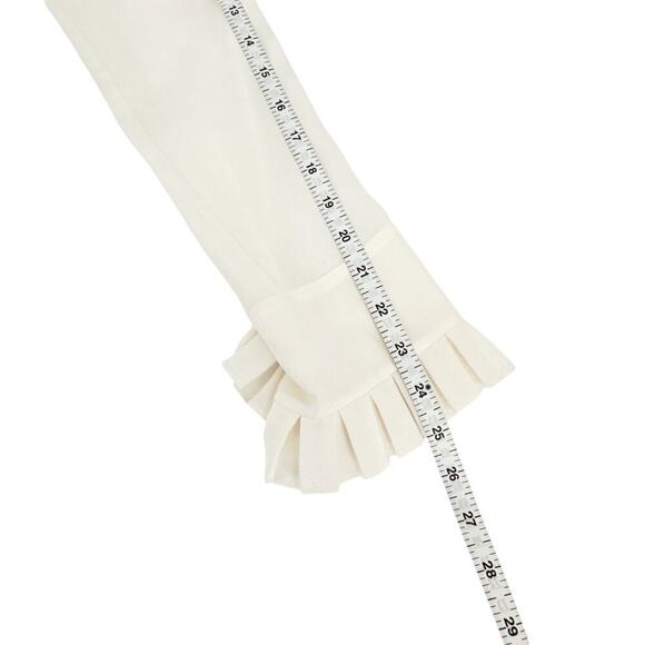 ZADIG & VOLTAIRE Tris Jac Leo Bisous Ruffle Front Blouse S - Picture 14 of 14